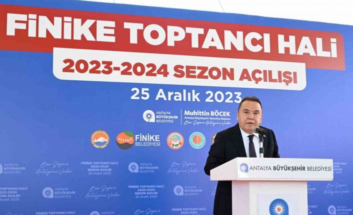 Başkan Böcek: "Finike’mize 690 milyon TL’lik yatırım yaptık"