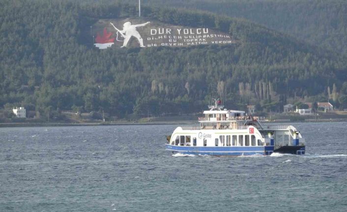 Bozcaada ve Gökçeada’ya yarınki feribot seferlerine fırtına engeli