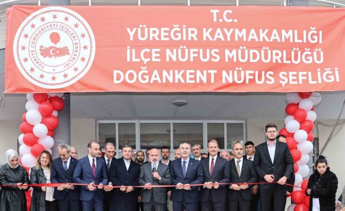 Doğankent nüfus şefliği törenle açıldı