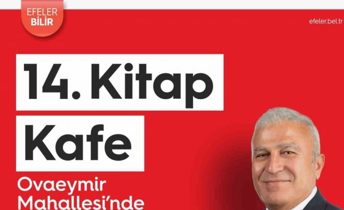 Efeler’de 14’üncü Kitap Kafe açılış için gün sayıyor