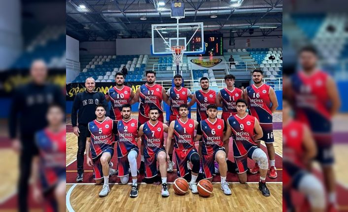 Erciyes Üniversitesi Basketbolda şampiyon oldu