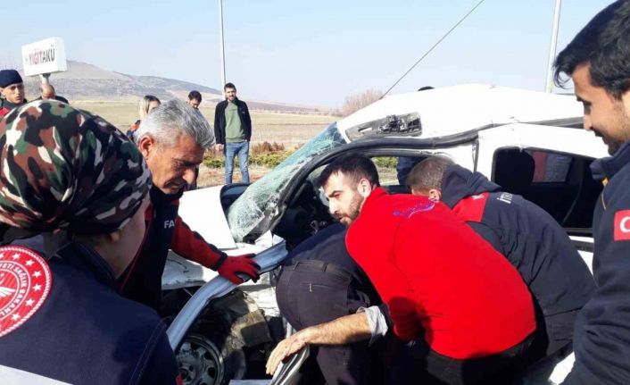 Kırşehir’de trafik kazası: 1 ölü, 1 yaralı