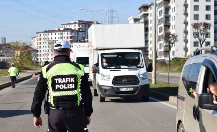 Ordu’da bir haftada 13 bine yakın araç denetlendi