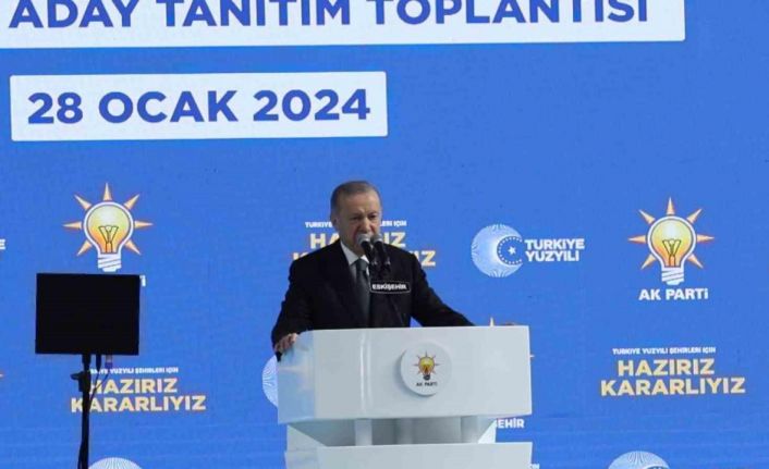 Cumhurbaşkanı Erdoğan Eskişehir’de