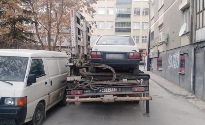 Konya’da hatalı park denetimi