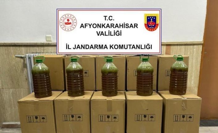 650 litre sahte zeytinyağı ele geçirildi