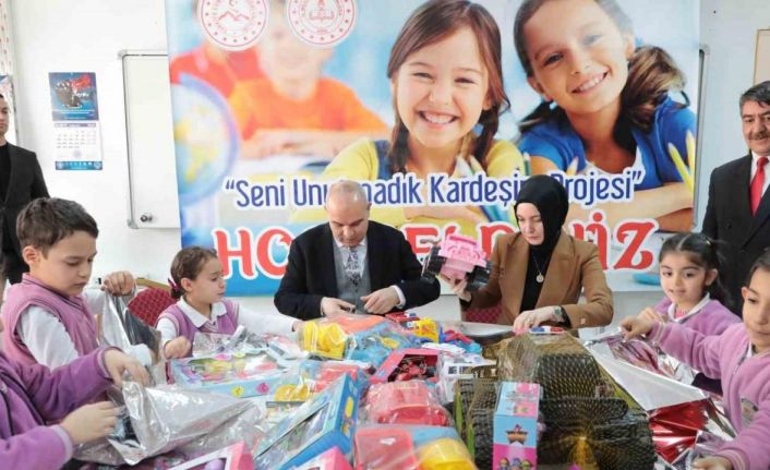 Ağrı’daki öğrenciler depremzede çocuklarla kardeşlik köprüsü kurdu