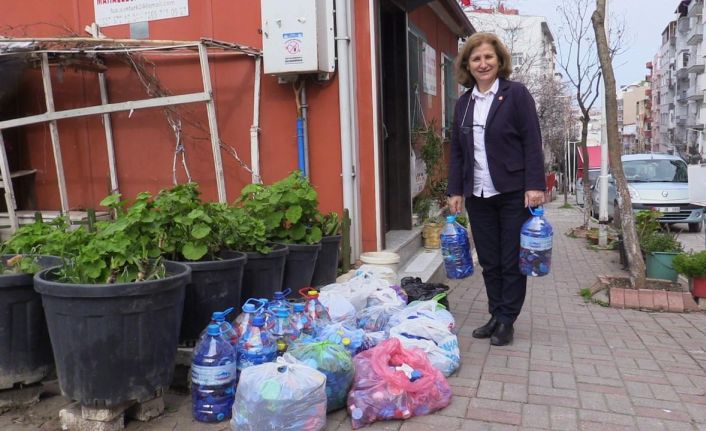 Bandırma’da mavi kapak kampanyasına destek