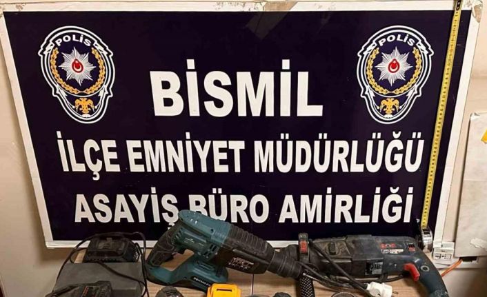 Bismil’de polis, sanayi hırsızını çaldığı malzemeleri satarken yakaladı