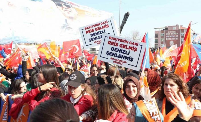 Cumhurbaşkanı Erdoğan, Denizli’de