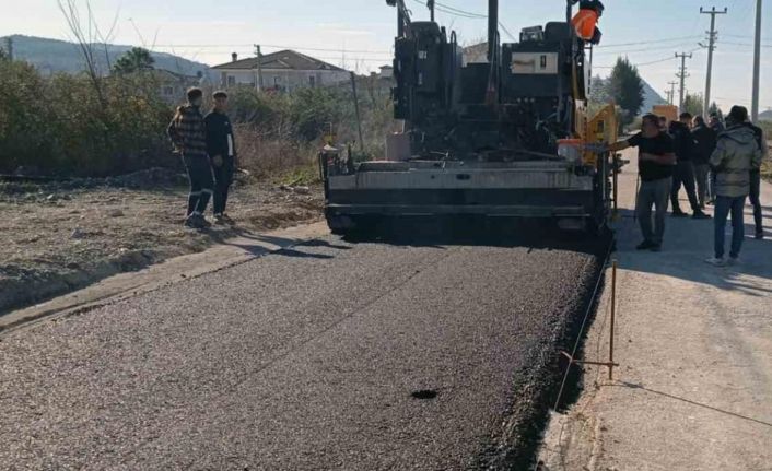 Dalaman’da sıcak asfalt çalışması tamamlandı