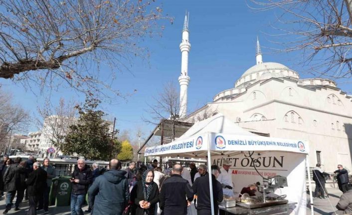 Denizli Büyükşehirden depremde hayatını kaybedenler için lokma hayrı