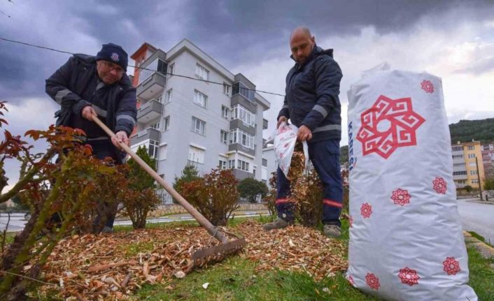 Karesi’de budanan dallar gübre oluyor