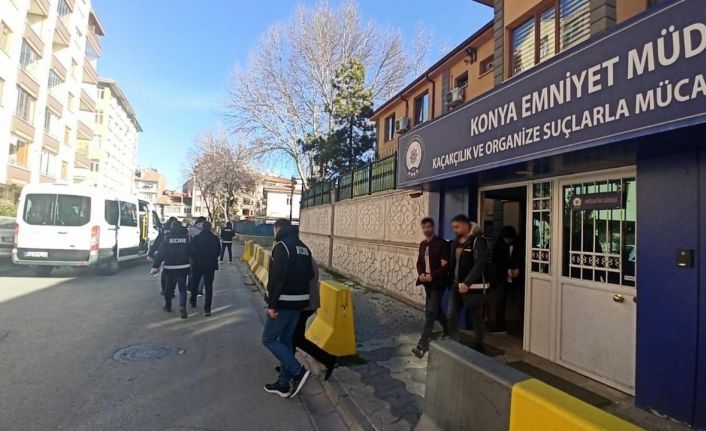 Konya’da aranması bulunan 77 şahıs yakalandı