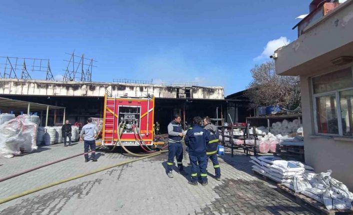 Konya’da sanayi bölgesinde yangın