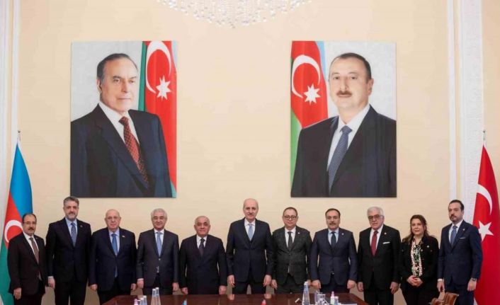 TBMM Başkanı Kurtulmuş, Azerbaycan Başbakanı Asadov ile görüştü