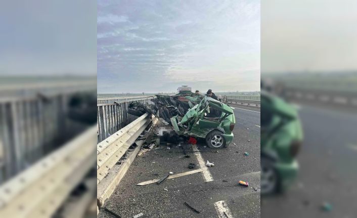 Tekirdağ’da feci kaza: 1 ölü