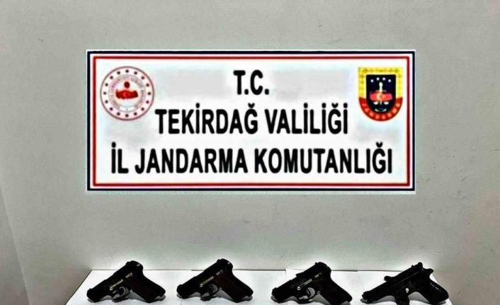 Tekirdağ’da silah ve uyuşturucu operasyonu