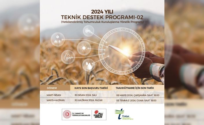 2024 Yılı Teknik Destek-02 Programı açıklandı