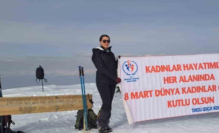 8 Mart için Ergan Dağı’na tırmanış gerçekleştirildi