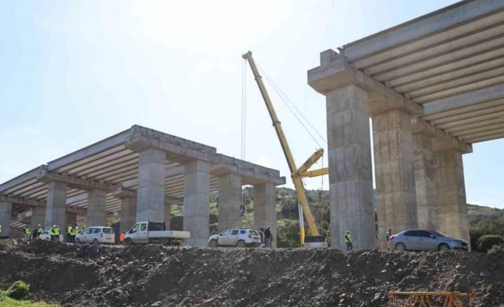 Aydın-Denizli Otoban Yolu inşaatında iş kazası