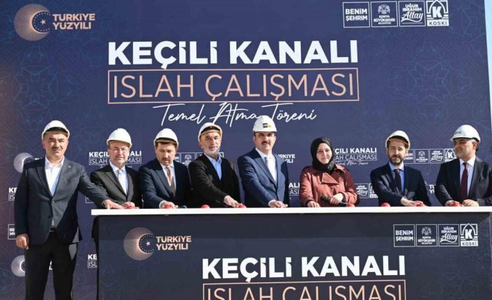 Başkan Altay Keçili Kanalı Islah Çalışması’nın temelini attı