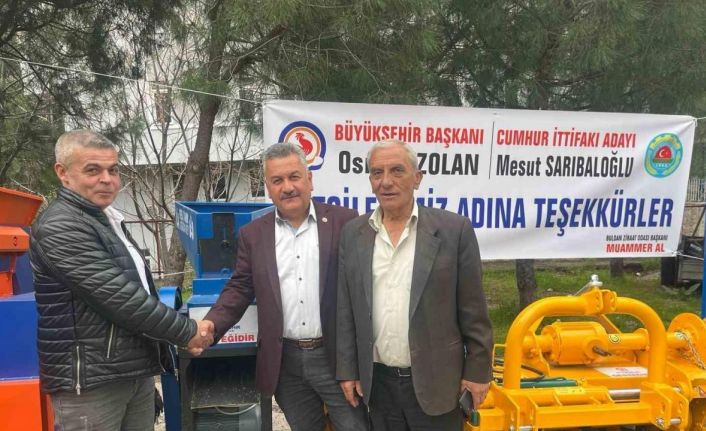 Başkan Zolan’dan Buldanlı çiftçilere tarımsal makine desteği