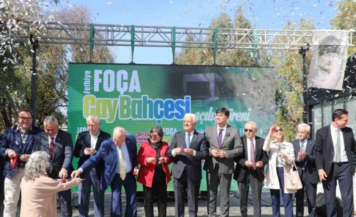 Büyükşehir Fethiye’de Foça Çay Bahçesi’ni açtı