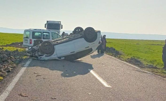 Diyarbakır’da trafik kazası: 3 yaralı