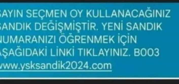 Dolandırıcıların ‘seçim’ tuzağı