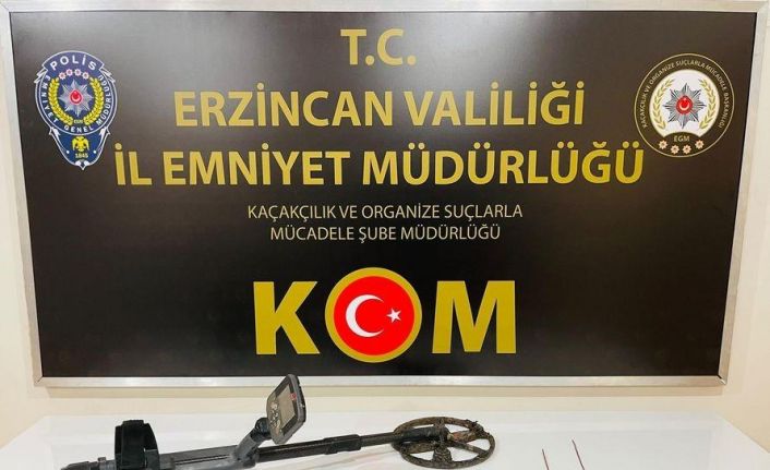 Erzincan’da tarihi eser operasyonu: 3 gözaltı