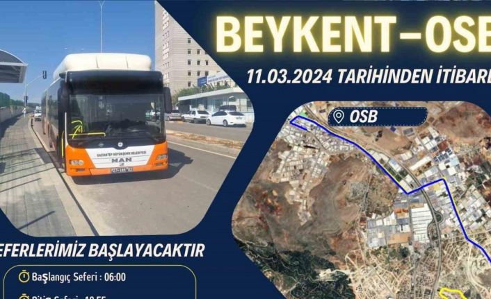 Gaziantep Büyükşehir 3 yeni otobüs hattını hizmete açıyor