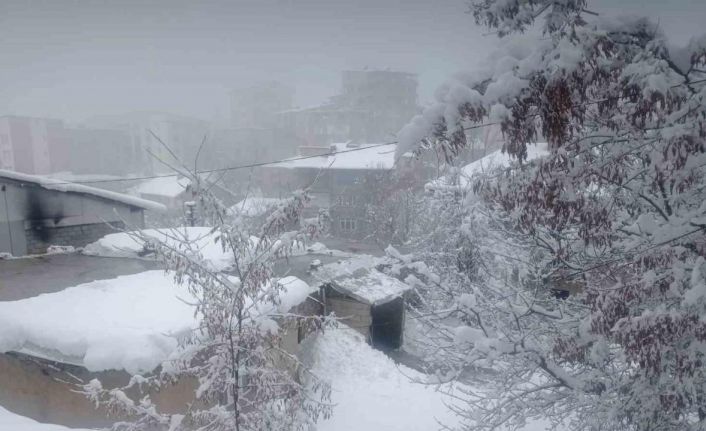 Hakkari’de kar yağışı yerini soğuk havaya bıraktı