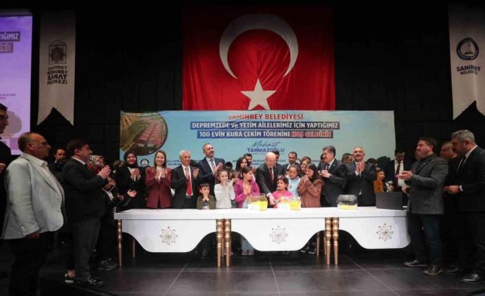 Şahinbey Belediyesi 100 depremzede ve yetim ailenin yüzünü güldürdü