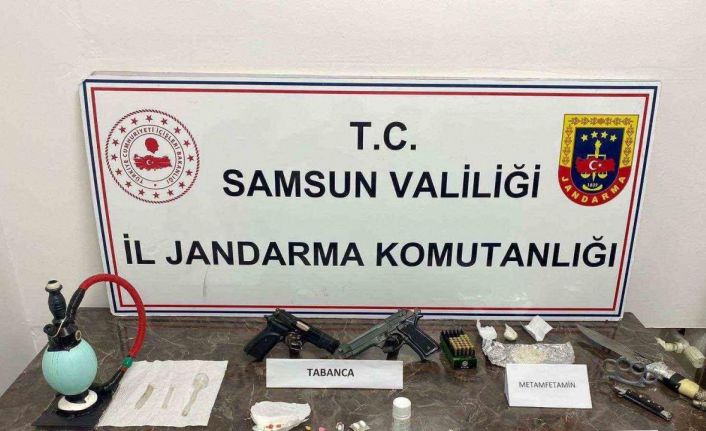 Samsun’da jandarmadan uyuşturucu operasyonu