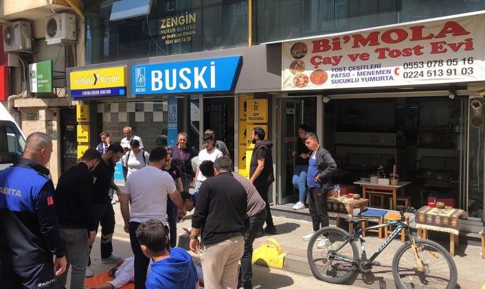 Gemlik’te ceza yiyen işletme sahibi bayıldı