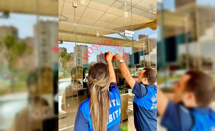 Mezitli Belediyesi, Türkçe harf kullanılmayan tabelaları kaldırdı