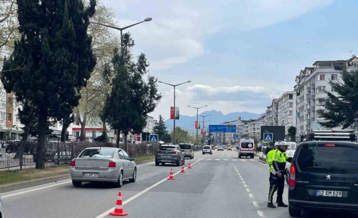 Ordu’da bayram öncesi trafik denetimleri arttırıldı