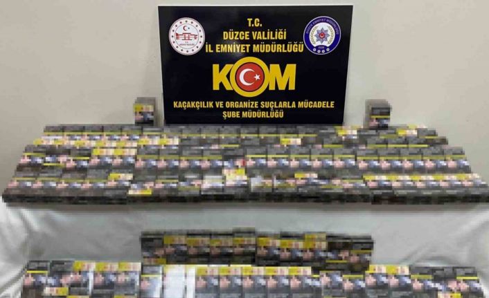 340 paket kaçak sigaraya el konuldu