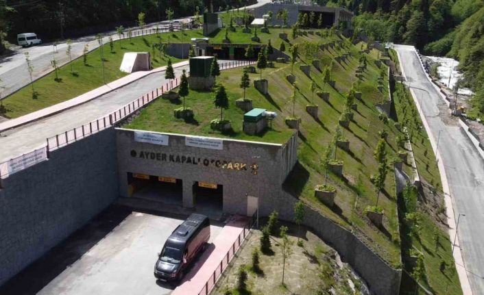 Ayder’in çevreci otoparkı hizmete girdi