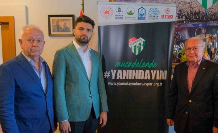 Bursaspor Kulübü’nde ‘Yanındayım’ kampanyası büyüyor