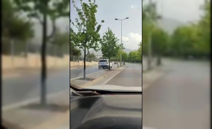 Denizli’de ters yönden giden sürücüye 7 bin TL ceza kesildi