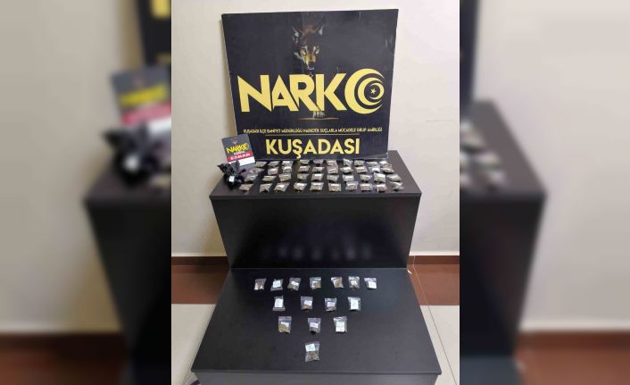 Kuşadası’nda narkotik operasyonu