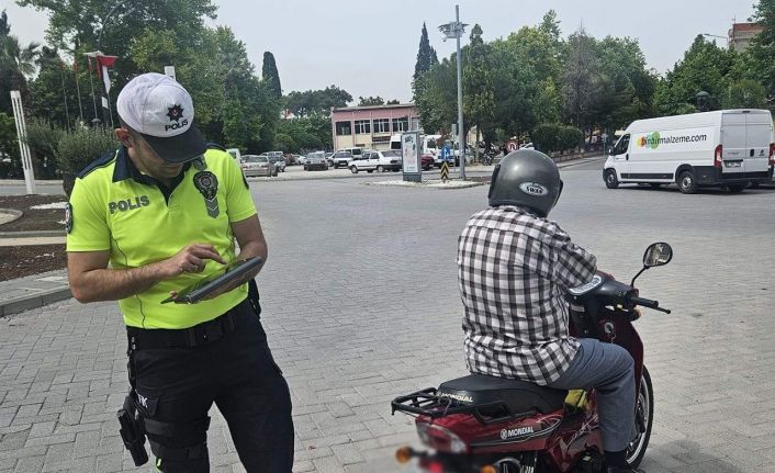 Manisa’da motosiklet denetimi: 985 bin lira cezai işlem uygulandı