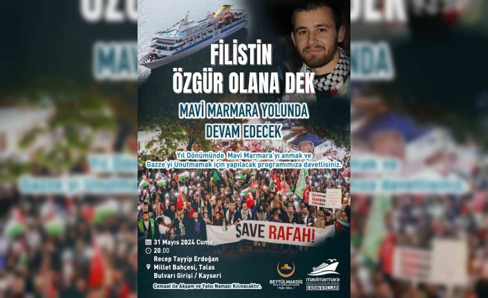 Mavi Marmara şehitleri Millet Bahçesi’nde anılacak