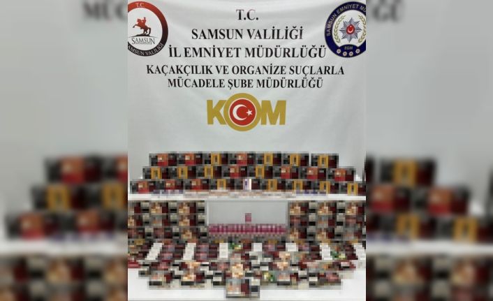 Samsun’da 28 bin 580 adet kaçak makaron ele geçirildi