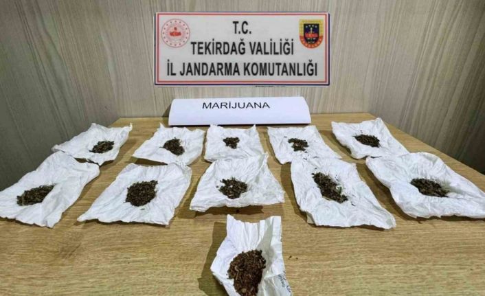 Tekirdağ’da 5 kişi uyuşturucudan yakalandı