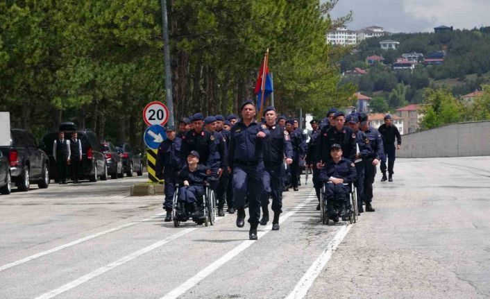 Yozgat’ta 38 engelli birey askerlik heyecanı yaşadı