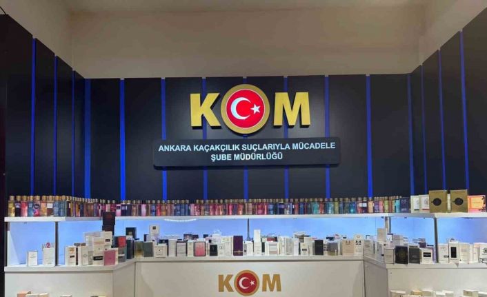 Ankara’da sahte parfüm ve kaçak saat operasyonları