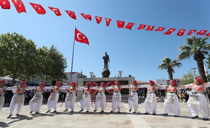 Atatürk’ün Urla’ya gelişinin yıl dönümü coşkuyla kutlandı